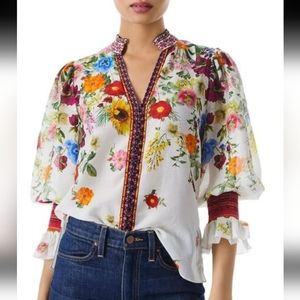 Alice + Olivia (2023 season) Ilan Blouse - Size M